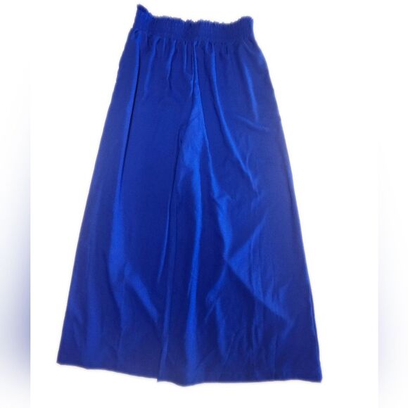 SHEIN V'Cay NWT High Waisted Royal Blue Wide Leg Palazzo Pants, XL - Picture 2 of 9